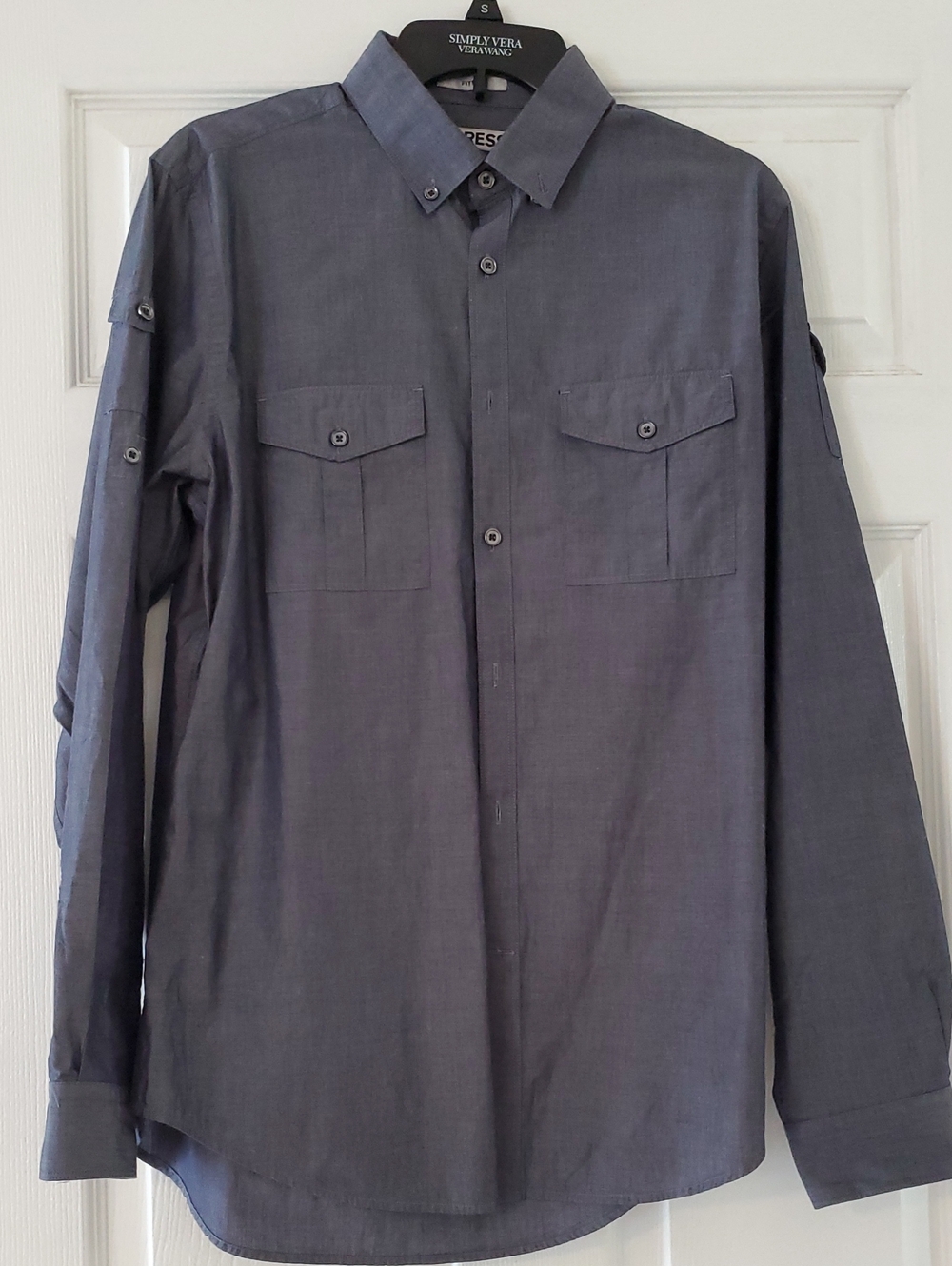 Expess Men's Button-Down Long Sleeve Shirt